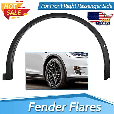 Fit For 2016-2021 Tesla Model X Front Right Fender Flare Wheel Well Arch Molding • $52.99