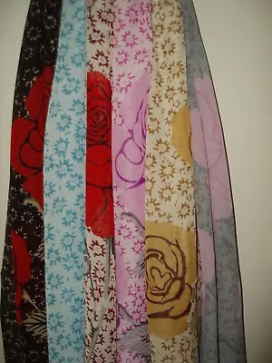 Light Rose Design Hijab Scarf Abaya Jilbab Islamic Clothing • £5.95