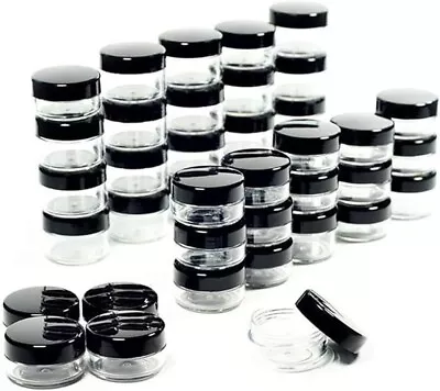 50 Pcs 5 Gram Cosmetic Containers With Lid • $9.99