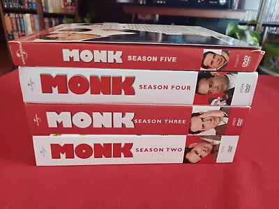 Lot Of 4 Seasons Of Monk - Seasons 2 3 4 AND 5 - DVD • $15