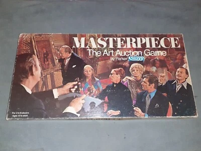 £30 • Buy Masterpiece The Art Auction Game 12+ Parker Vintage Complete