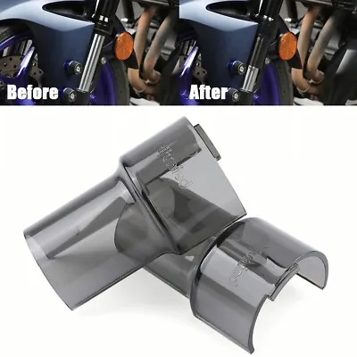 Front Fork Cover Shock Absorber Dust Cover For YAMAHA YZF R7/R3 R25 MT 03 MT-25 • $15.29