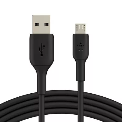 Belkin 1M USB-A To Micro-USB Cable Connector For Samsung Galaxy J7/A11 Black • $26