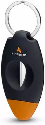 $12.95 • Buy Viper V-Cut 60 Ring Gauge Single Action Cigar Cutter Black & Orange - 9105