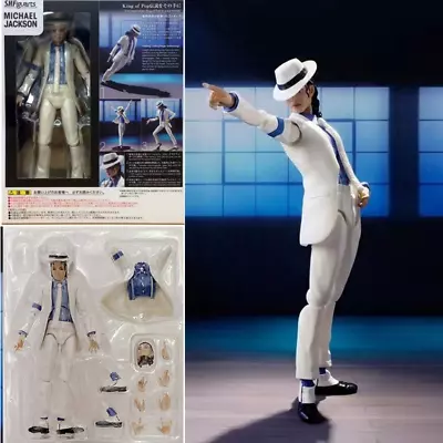 Michael Jackson 14cm Action Figure MJ Smooth Criminal Moonwalk Model Toy Gift • $42.99