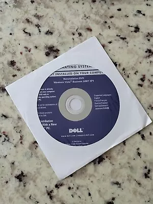 Dell Microsoft Windows Vista Business 32BIT SP1 Reinstallation DVD ☆ New ☆ • $9.98