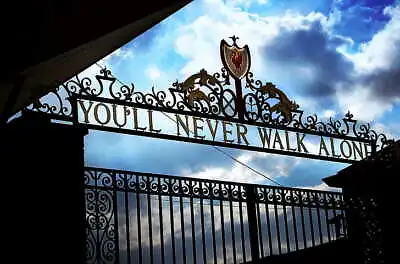 £21.99 • Buy ANFIELD ROAD LIVERPOOL FOOTBALL GATES WALL ART 30x20 Inch Canvas Framed UK