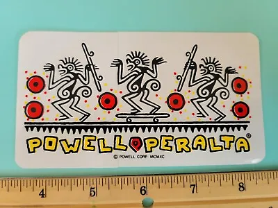 VTG 90's POWELL PERALTA EGYPTIAN HIEROGLYPHICS DANCE NOS SKATEBOARD DECK STICKER • $35.99