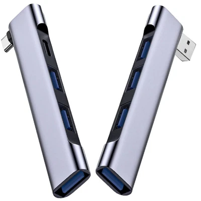 $14.43 • Buy Docking Station Splitter High Speed OTG Adapter USB-C HUB USB 3.0 PD Charging
