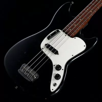 Fender 1975 Musicmaster Bass Black Used Electric Bass • $2258.28