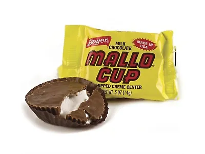 Boyer 4 Lb Milk Choc. MALLO CUPS .5 Oz Coconut Marshmallow Mallow Fall Candy • $44.99