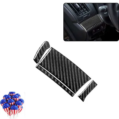 Carbon Fiber Steering Wheel Trim Left Pane Sticker For INFINITI G37 2010-13 4pcs • $8.89