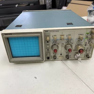 Textronix 2215 60 MHz Oscilloscope W/Cord Power On Then Off • $29