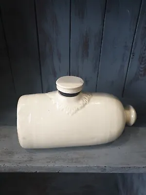 £14.99 • Buy Vintage LOVATTS LANGLEY WARE Stoneware Hot Water Bottle Foot Warmer Bed Warmer
