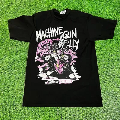 Machine Gun Kelly MGK Mainstream Sellout Heavy Cotton Black Unisex Shirt • $24.95