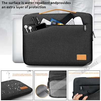 Laptop Sleeve Bag Carry Case Cover Pouch For MacBook Air Pro 13 -15.6  Dell HP • $24.99