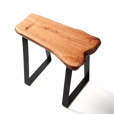 GREENAGE Cedar Wood Small Entryway Bench With Metal Legs 20  X 12  X 17.5  H • $84.99