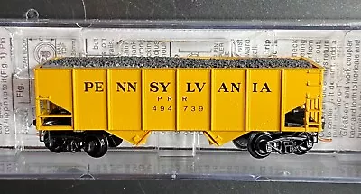 N Scale Micro-trains Pennsylvania Hopper W/coal 05600380 #494739 Mint • $15.95