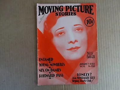 Moving Picture Stories – January 7 1930 – Belle Baker • $21.95