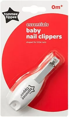 £4.20 • Buy Tommee Tippee Essentials Baby Nail Clippers, Rounded Edges And Moulded Handle, 0