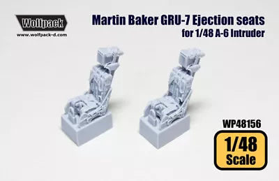 Wolfpack WP48156 Martin Baker GRU-7 Ejection Seats For A-6 Intruder SCALE 1/48 • $16.03