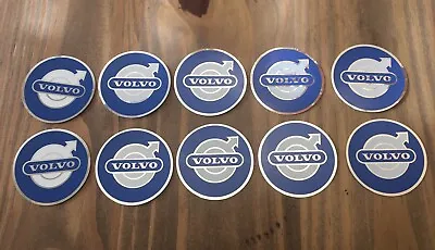 Lot 10 Rare NOS VOLVO Logo Decal Sticker 2 Inch Round Truck SUV CAR • $9.95