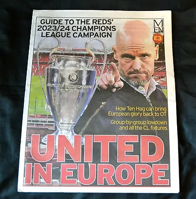 UK Manchester Evening News Special September 2023 United Champions League Bid • £7