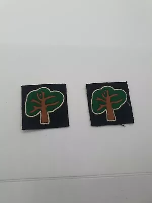 £8.99 • Buy 46th (North Midland & West Riding) Division Woven Formation Badge Patches X2