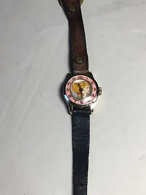 1960s Mattel Pink Barbie Watch Swiss Made Mechanical Vintage Not Running • $10