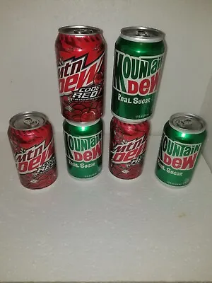 Mixed - (3) Mountain Dew Real Sugar & (3) Code Red Mountain Dew - 6 Total • $24.99