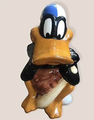 Daffy Duck Warner Bros. 1993 Certified International Corp. Baseball Cookie Jar • $44.87