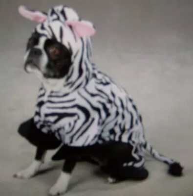 Dog Halloween Costume Zack & Zoey Dog Pet Dress Up Outfit Zebra X-Small NEW • $8.99