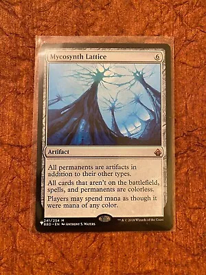 MTG Mycosynth Lattice NM BBD #241/254 English Unplayed Unused • $39.99