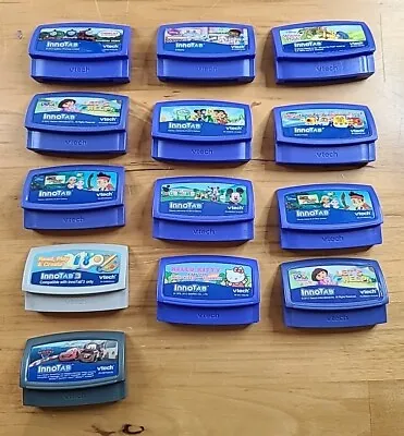 VTech InnoTab Game Cartridges Lot Of 13 Dora Mickey Hello Kitty • $38.98