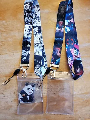 2 Jujutsu Kaisen Lanyard And Keychain Charm Combo - Rubber Keychain Charm • $4.99