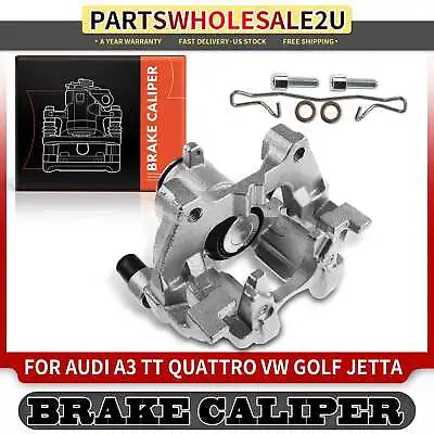 Rear Left Disc Brake Caliper W/ Bracket For Audi TT Quattro A3 Volkswagen Jetta • $72.99