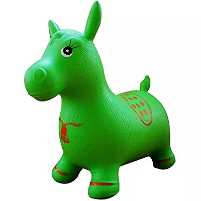 AppleRound Horse Bouncer With Hand Pump Inflatable Space Hopper Ride-on Bouncy • $36.19