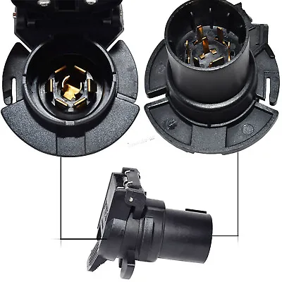 7 Way Blade Socket Adapter Trailer Hitch Plug For GMC Yukon XL 1500 2500 2000+ • $13.49