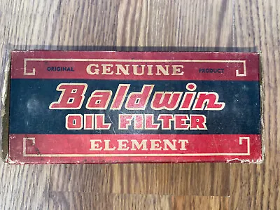 Vintage Baldwin Element Oil Filter Canister NOS In Box • $10