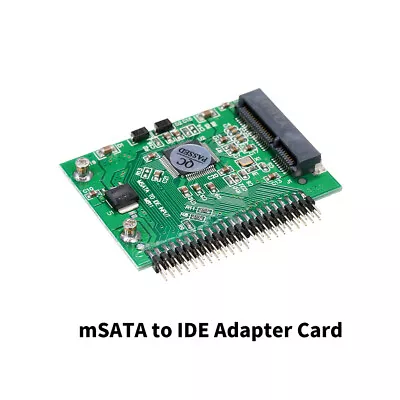 Mini SATA MSATA SSD To 2.5'' 44Pin IDE Male Converter Adapter For Laptop 5v • $8.99