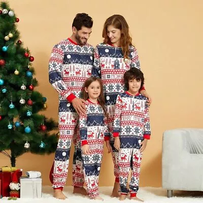 Christmas Women Men Kids Couples Family OnePc Jumpsuit Clothing Novelty Gift UK • £15.71