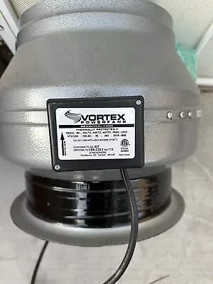 Vortex Powerfans Inline Fan 12  12 Inch 1140 CFM - Duct Exhaust Blower VTX1200 • $150