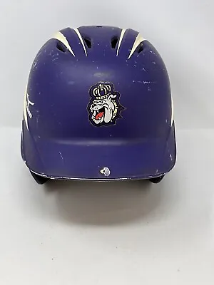 James Madison University JMU Dukes Game Worn Mizuno Batting Helmet 6-3/4 - 7-34 • $34.95