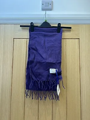 Purple Lambswool Scarf New With Tags 113 • £7.49