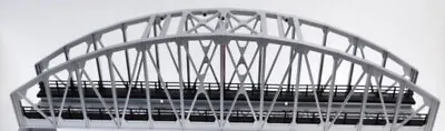 Mth Railking 30 Inch Long Silver Steel Arch Single Track Bridge! O Gauge O Scale • $99.95