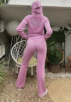 Winter Juicy Coutoure Tracksuit 2-piece Set Suit Women Velvet Pants Jogging Sets • £22.26