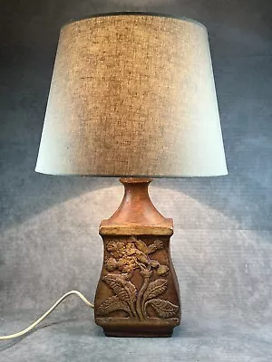 Large 35.5cm Quantock Studio Pottery Table Lamp - Long 2.7m Cord • £125