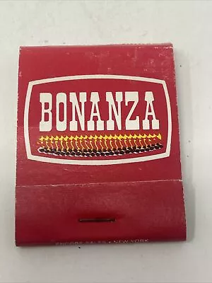 Bonanza Restaraunt VTG Matches Matchbook • $10