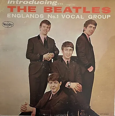 The Beatles Lp 'introducing' Vjlp 1062 Vintage! Rare! 63-3403 Shadow! Blk/silver • $250