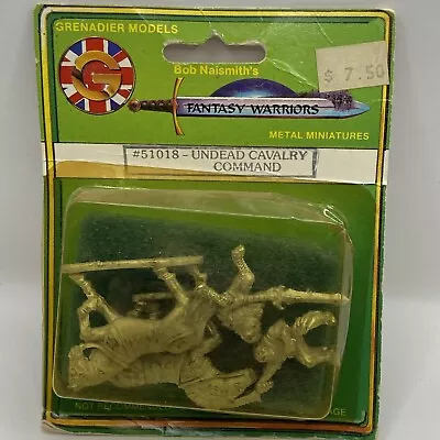 Grenadier Fantasy Warriors Lead Model Figures #51018 Undead Calvery Command • $8